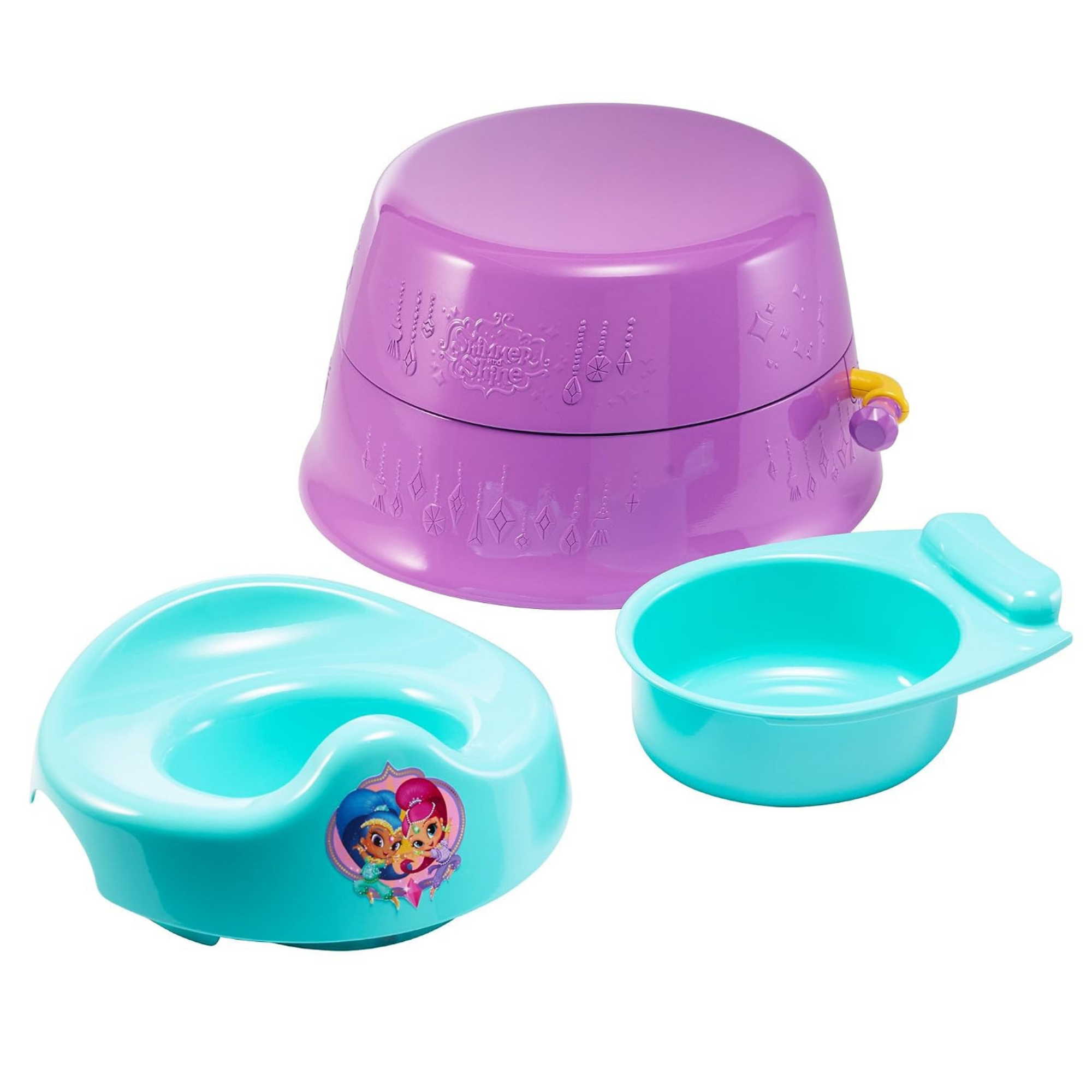 Inodoro Bacinilla Banquito Musical Bebe Shimmer And Shine - Imagen 2