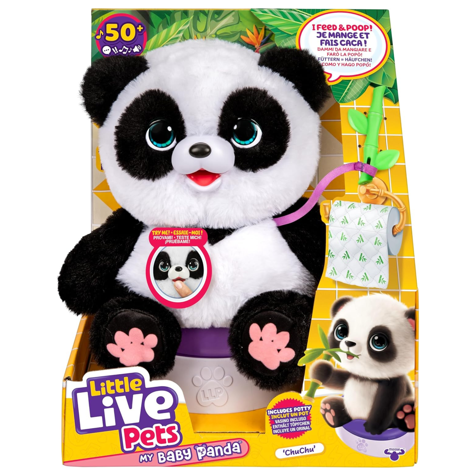 Peluche Little Live Pets My Baby Panda Con Sonidos