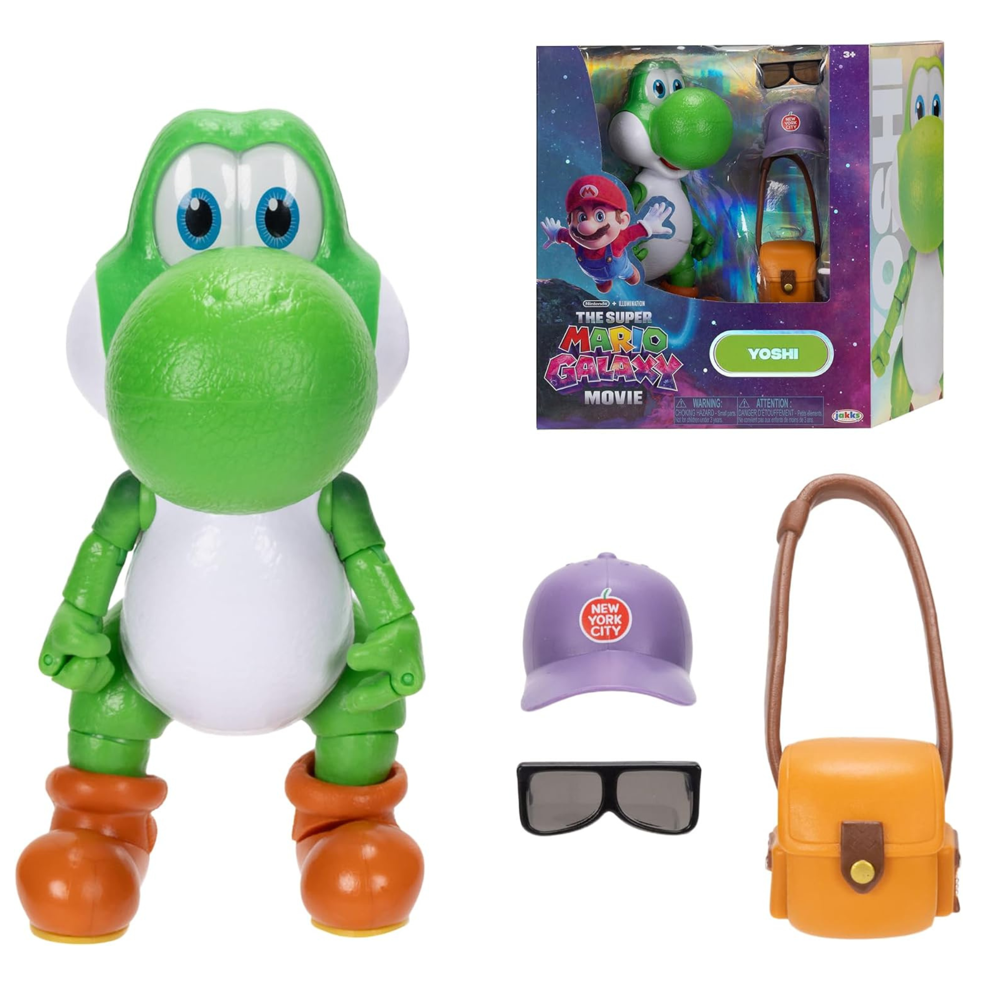 Super Mario Galaxy La Pelicula Figura De Accion Yoshi